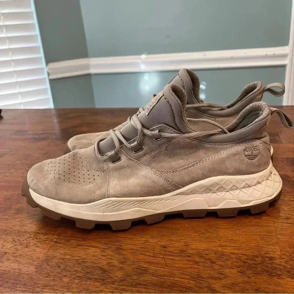 Men’s Timberland Brooklyn Oxford tan suede sneaker size 12 - Picture 6 of 10